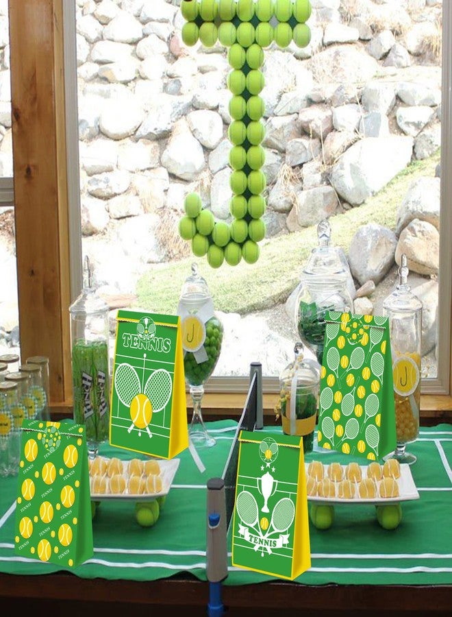 BQK 24 Pcs Tennis Gift Bags - Tennis Theme Party Supplies Decorations & Goodie Bags - Image 4